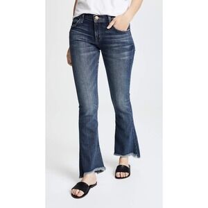 Current/Elliott The Flip Flop Jean Women 26 Raw Hem Bootcut Grunge Coastal Boho